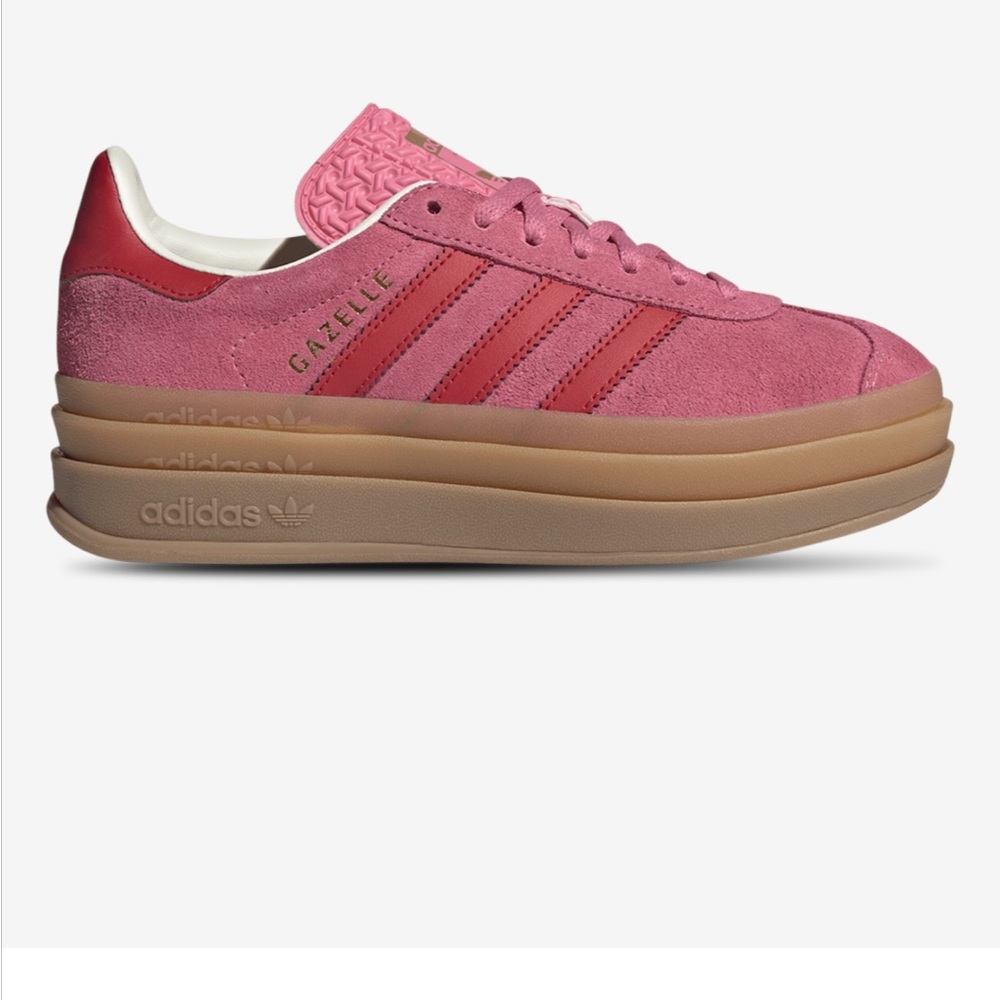 Adidas Gazelle Rose Platform Sneakers